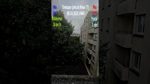 đȘïž TIMELAPSE Ă MELUN : UN CIEL ĂBLOUISSANT DU 08 OCTOBRE 2025 !