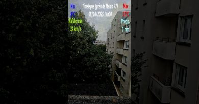 🌪️ TIMELAPSE À MELUN : UN CIEL ÉBLOUISSANT DU 08 OCTOBRE 2025 !