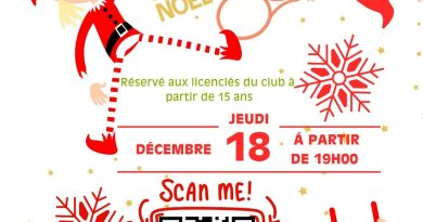 🌲 TOURNOI DE DOUBLES 🎅