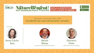 Table ronde : Benoît Biteau et Giovanni Prete sur l'alimentation durable