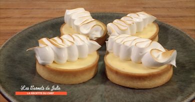 Tartelettes au citron meringuées par Thierry Marx