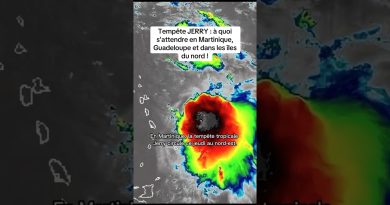 Tempête Jerry : pluies et orages en Martinique et Guadeloupe
