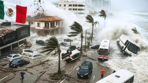 Tempête Priscilla : Vagues géantes et destructions à Mazatlán