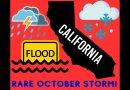Tempête rare d'octobre en Californie : c'est parti !