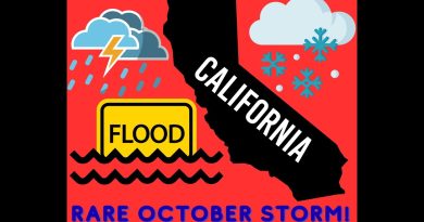 Tempête rare d'octobre en Californie : c'est parti !