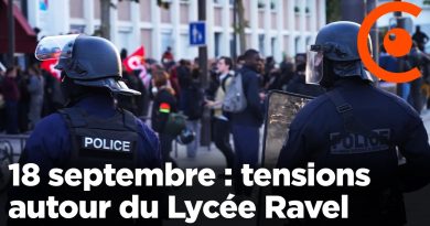 Tensions au Lycée Ravel à Paris lors de la grève du 18 septembre