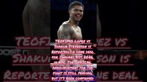 Teofimo Lopez et Shakur Stevenson : le combat est confirmé !
