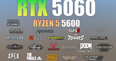 Test de l'RTX 5060 et Ryzen 5 5600 dans 20 jeux