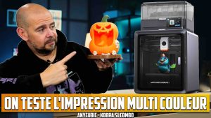 Test de l'impression multi-couleur PLA avec Anycubic S1 Combo