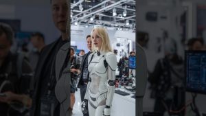 Test de mouvement du robot RT-21 à l'Expo Robot 2025