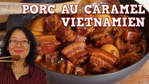 Thịt kho tàu : Porc au caramel et jus de coco facile
