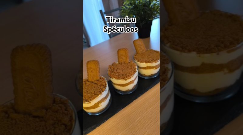 Tiramisu Spéculoos : Recette Facile en 2 Parties