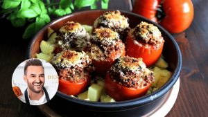 Tomates farcies à la manière de Cyril Lignac