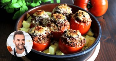 Tomates farcies à la manière de Cyril Lignac