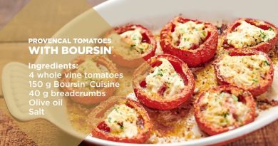 Tomates provençales au Boursin® par Jean-François Piège