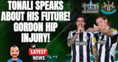 Tonali évoque son avenir ! Blessure de Gordon : Actus NUFC.