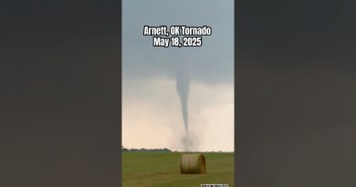 Tornade en approche d'Arnett, OK - 18 mai 2025