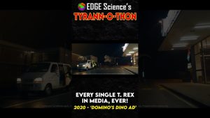 Tous les T.rex dans les Médias : Publicité Dominos 2020