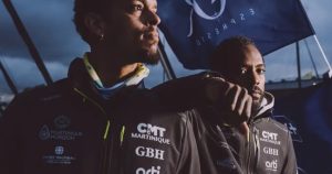 Transat Café l’Or : « Hâte de tomber dans les Alizés et de se rapprocher de la Martinique » (Moane Mangattale)