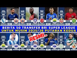 Transferts BRI Super League : Actu et calendrier de Persib