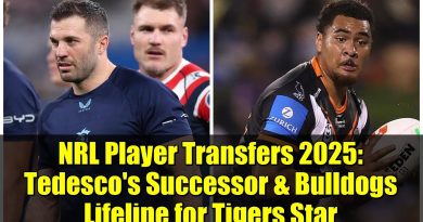 Transferts NRL 2025 : Tedesco remplacé, espoir pour le Tigre