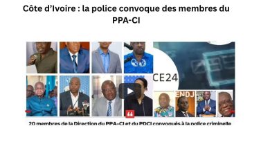 Treize dirigeants du PPA-CI appelés par la Police criminelle