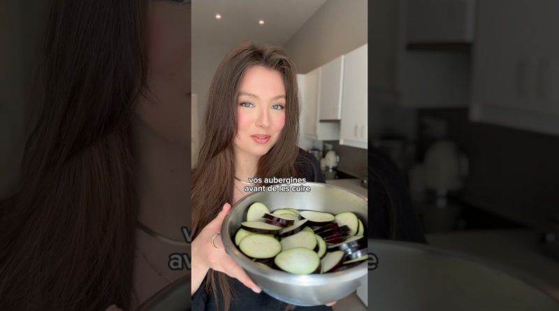 Trempez vos aubergines avant cuisson pour un meilleur goût !
