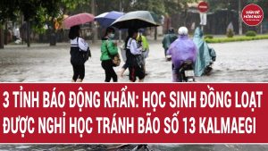Trois provinces ferment les écoles face au typhon Kalmaegi