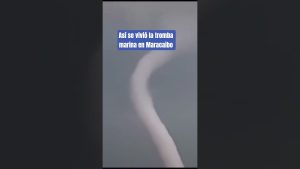 Tromba marine à Maracaibo : un phénomène impressionnant