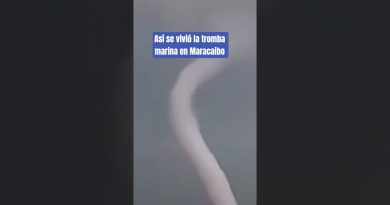 Tromba marine à Maracaibo : un phénomène impressionnant