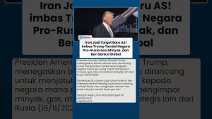 Trump Menyatakan Sanksi Global untuk Pendukung Minyak Rusia