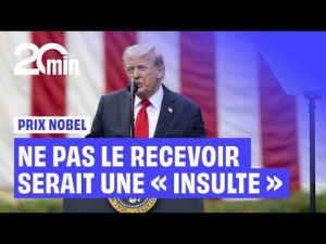 Trump : Ne pas recevoir le Nobel de la paix serait une insulte