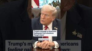 Trump aux Américains en difficulté : 'Tenez bon'