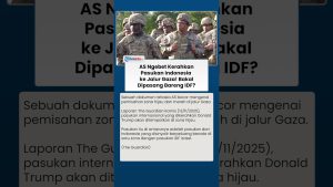 Trump pourrait mobiliser des troupes TNI pour Gaza !