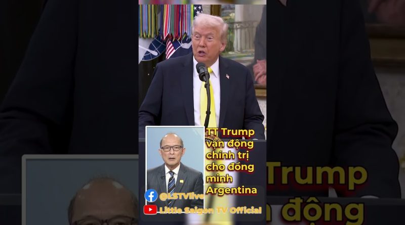 Trump soutient politiquement ses alliés en Argentine
