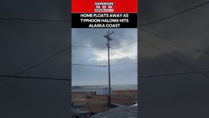 Typhon Halong frappe la côte de l'Alaska : vents dévastateurs