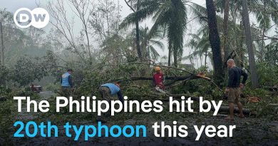 Typhon Kalmaegi frappe les Philippines, craintes de séismes et volcans