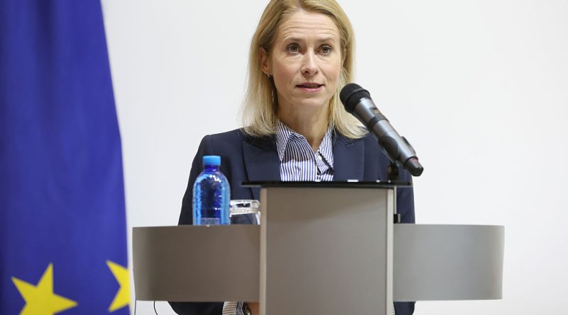 Kaja Kallas Arrives In Kyiv For Working Visit