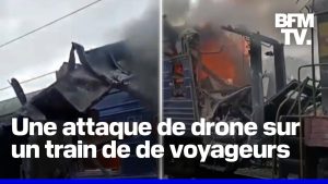 Ukraine : Attaque de drone russe sur un train, 30 blessés