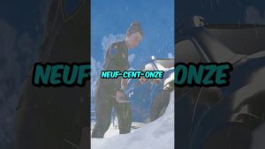 Un Rein Coincé Dans La Neige Secouru Juste À Temps