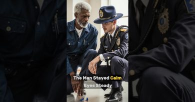 Un agent raciste arrête un agent d'entretien : une médaille change tout