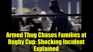 Un braqueur armé poursuit des familles lors de la Coupe de Rugby