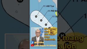 Un cyclone apporte de fortes pluies en Californie du Sud