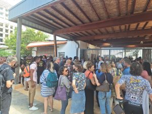 Un débrayage pour ouvrir un mouvement de protestation au lycée Melkior-Garré