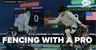 Un escrimeur olympique surmonte un événement marquant