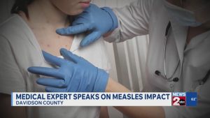 Un expert médical évoque l'impact de la rougeole en Tennessee