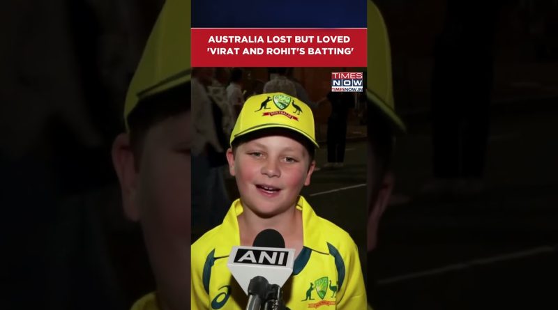 Un fan australien réagit à la victoire de l'Inde : 'J'adore Virat et Rohit'