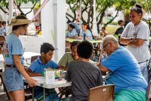 Beaucoup de monde avait envahi le parc Paofai lors de la première édition de ce festival des jeux. Cette année l’organisation attend encore plus de participants.