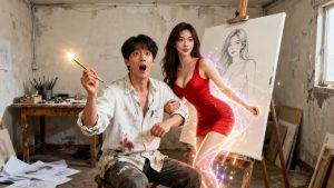 Un jeune homme pauvre reçoit un stylo magique qui réalise ses rêves