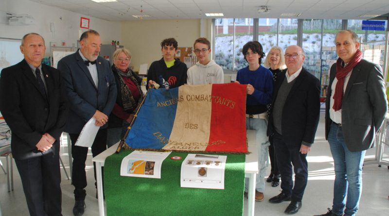 Un témoin du passé transmis aux collégiens de Mers-les-Bains